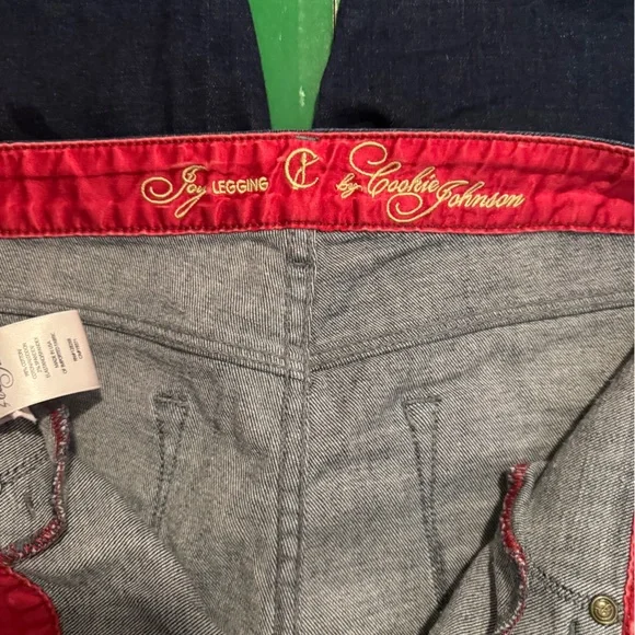 CJ by Cookie Johnson "Joy" Denim Leggings – Dark Wash – Made in USA 29 - Picture 4 of 5